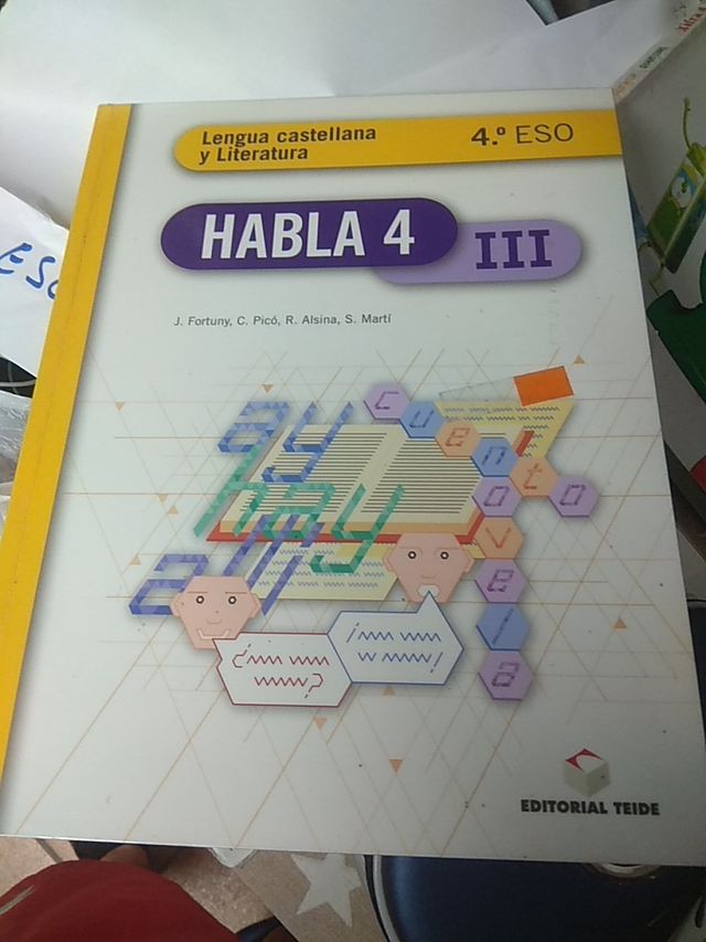 Libros 4 eso editorial teide,barcanova,edebe