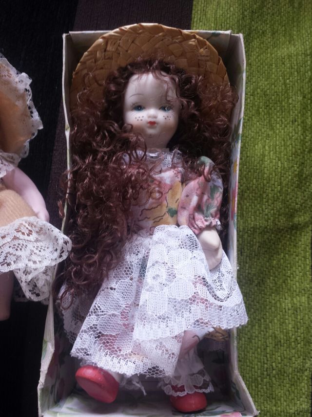 3 Munecas porcelana antiguas