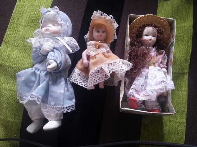 3 Munecas porcelana antiguas