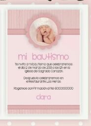invitaciones bautizo niña de segunda mano en burjassot en wallapop