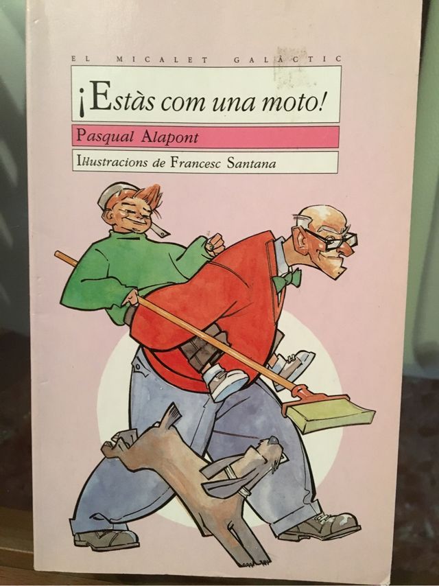 Libro estas com una moto
