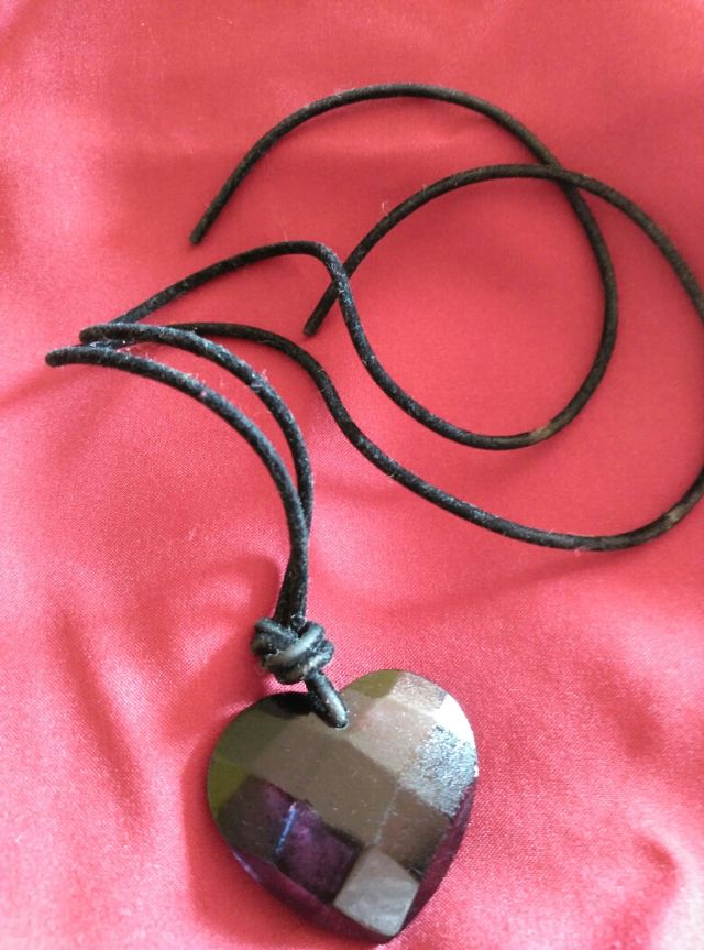 Colgante  en firma de corazón