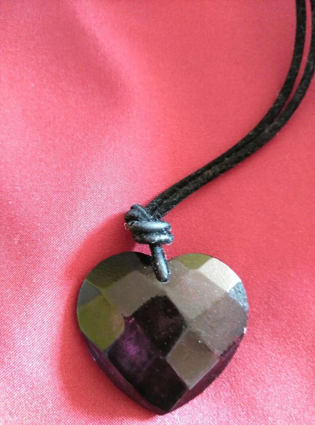 Colgante  en firma de corazón