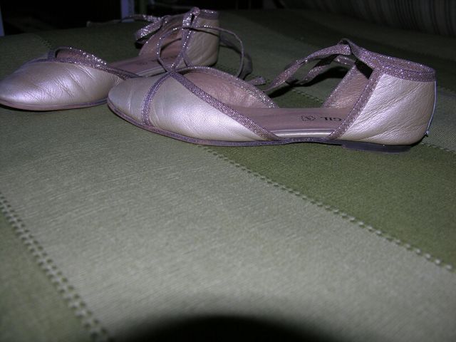 Bailarinas doradas, de piel