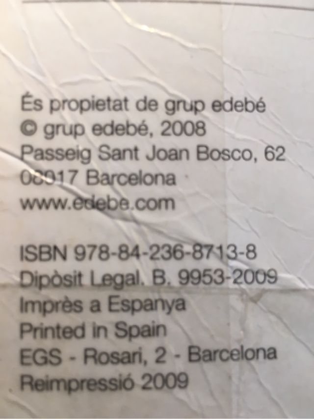 Libro de texto de 4 ESO