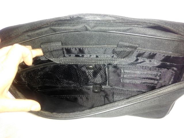 Bandolera negra para portátil