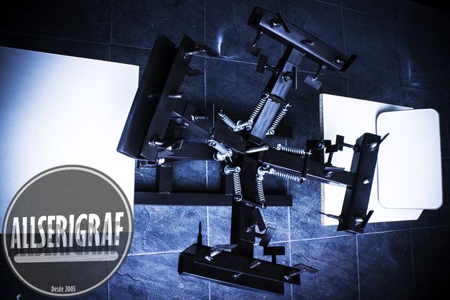 Pulpo maquina serigrafia 4x2 v