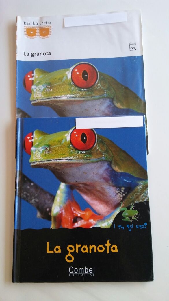 La granota libro de lectura escolar
