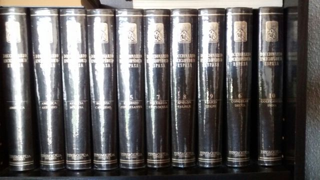 18 tomos Diccionario Enciclopédico Espasa-Calpe (a