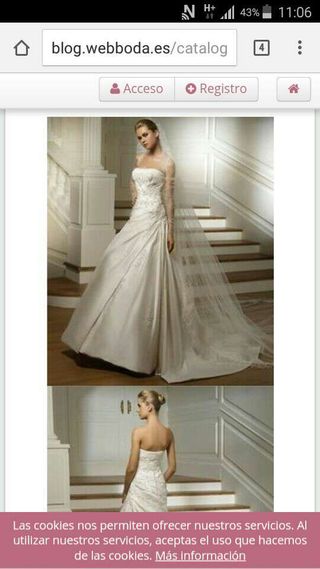 vestido de novia pronovias de segunda mano en la provincia de