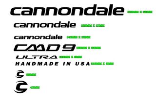 Kit D'autocollants Pour Cadre Cannondale Track Chrome – Décoration Vélo Piste, Blanc (fabrication Espagnole)