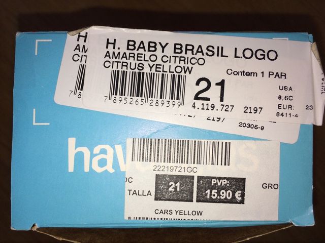 Chancletas havaianas