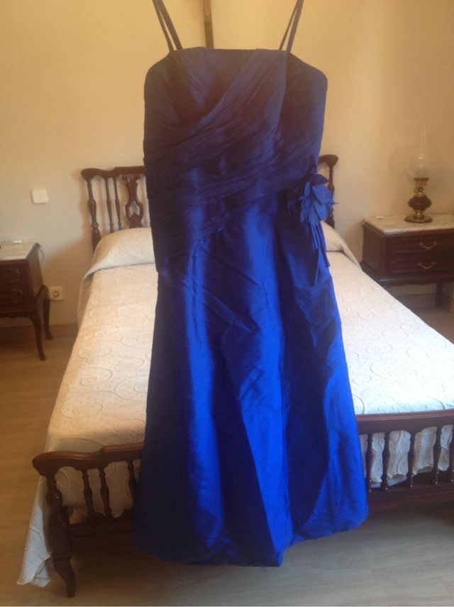 Abito da sera lungo blu
