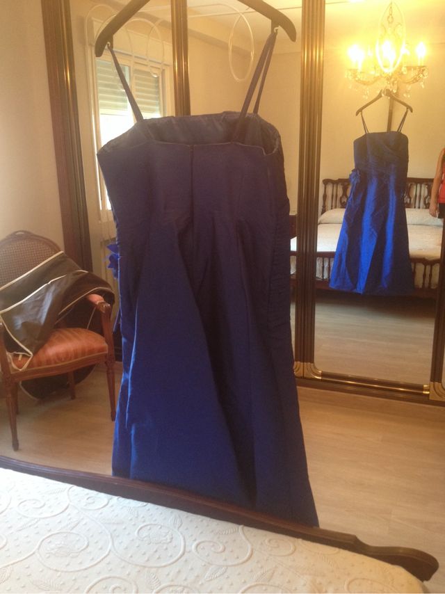 Abito da sera lungo blu
