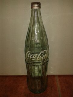 Botella Coca Cola 1 Litro Cristal De Segunda Mano Por 10 En Alginet En Wallapop