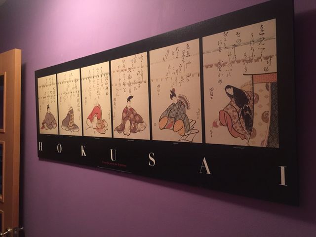 Cuadro japones hokusai 138x50