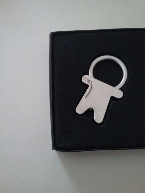 Llaveros siluetas niño y niña