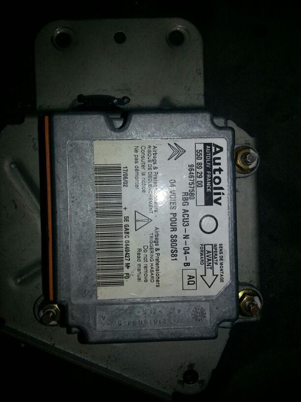 Centralita airbag saxo vts