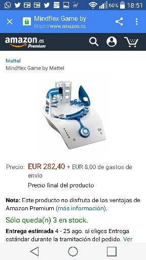 Juego Mind Flex precintado de Segunda mano por 225 EUR en Getafe