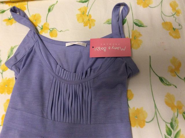 Camiseta Lila Premama De Mamy Y Baby Con Etiqueta