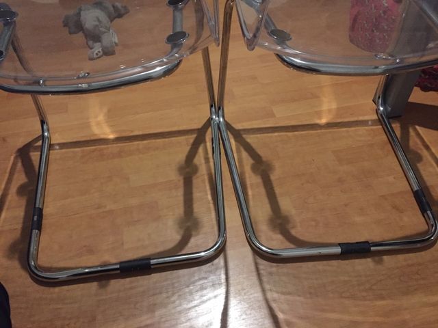 Mesa cristal color negro