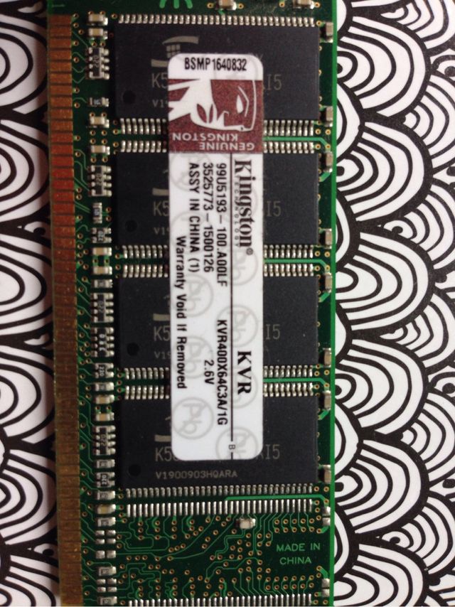 Memoria RAM 1Gb Kingston