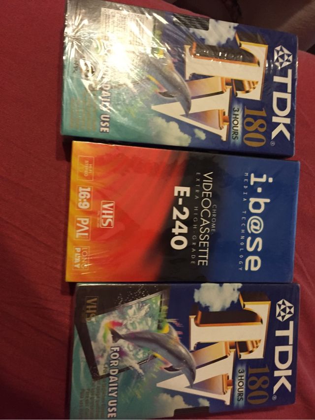 VHS Precintado  Para grabar