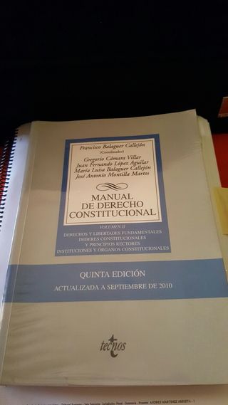 Manual de derecho constitucional francisco balaguer fenwick