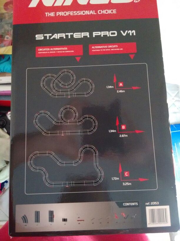 Pista scalexteic c1 + ninco starter pro v11