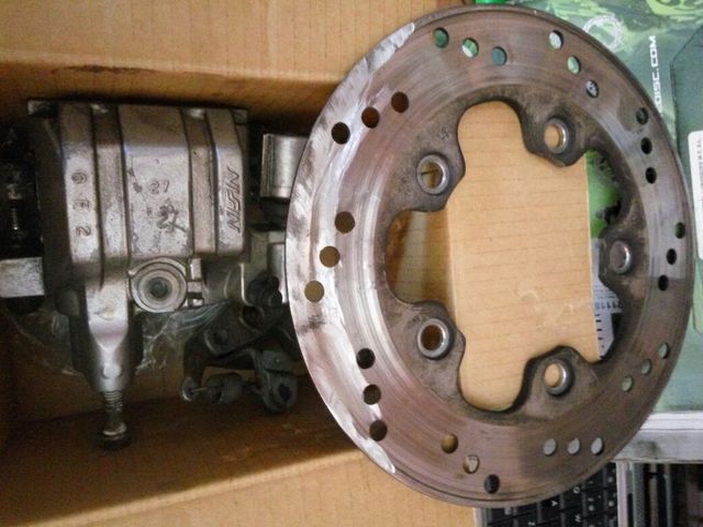 Pinza freno trasera Burmag 400cc