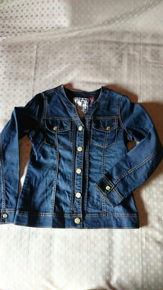 Giacchetta denim taglia 14 anni, o S