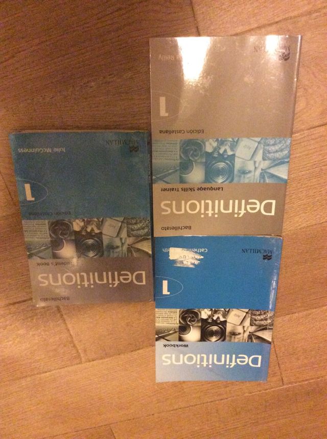 Libro Y Cuadernillos De Ingles para 1 bachillerato