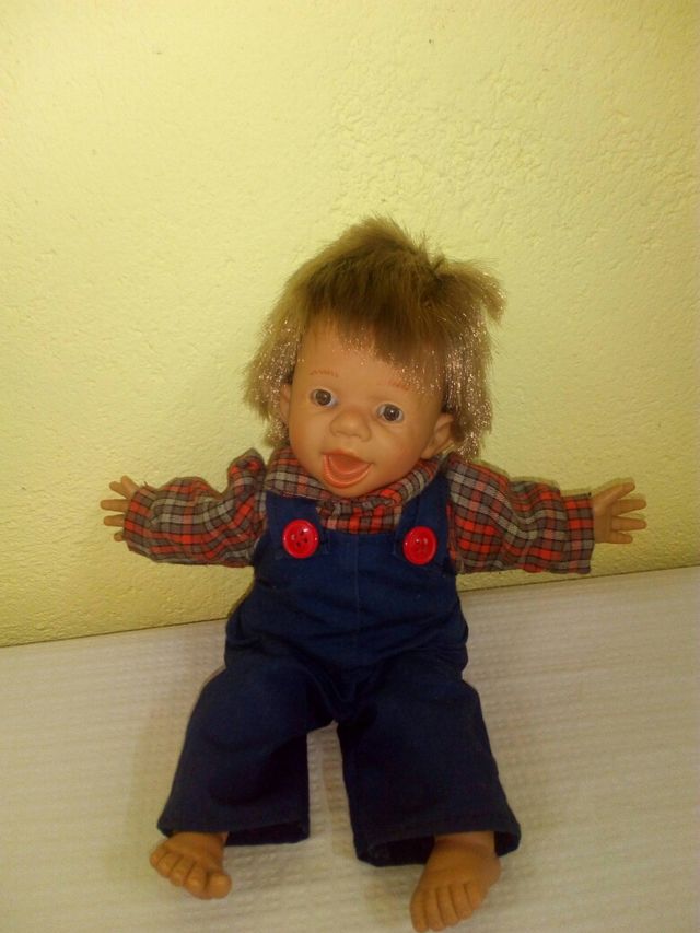 Vintage.. Muñeco de colección, 25 cm.