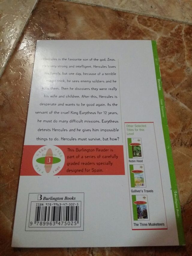 Libro primero de ESO, Hércules, Hercules.
