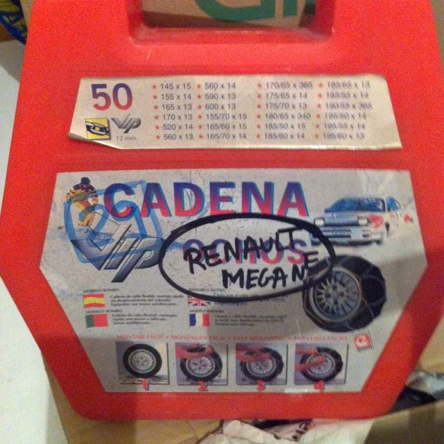 Cadenas nieve para coche de segunda mano por 12 EUR en Barcelona en