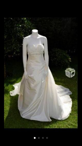 vestido de novia talla 42 de segunda mano en cáceres en wallapop