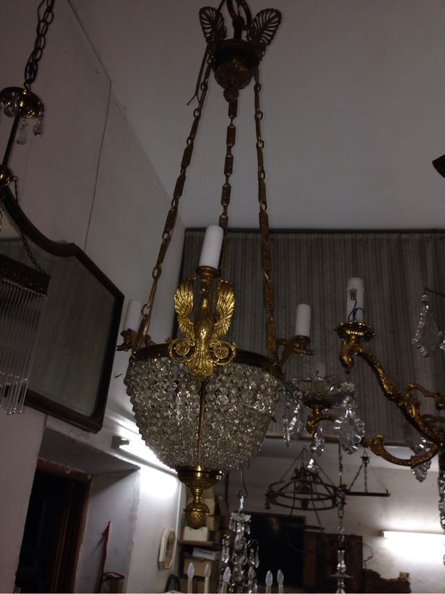 Lampara estilo imperio