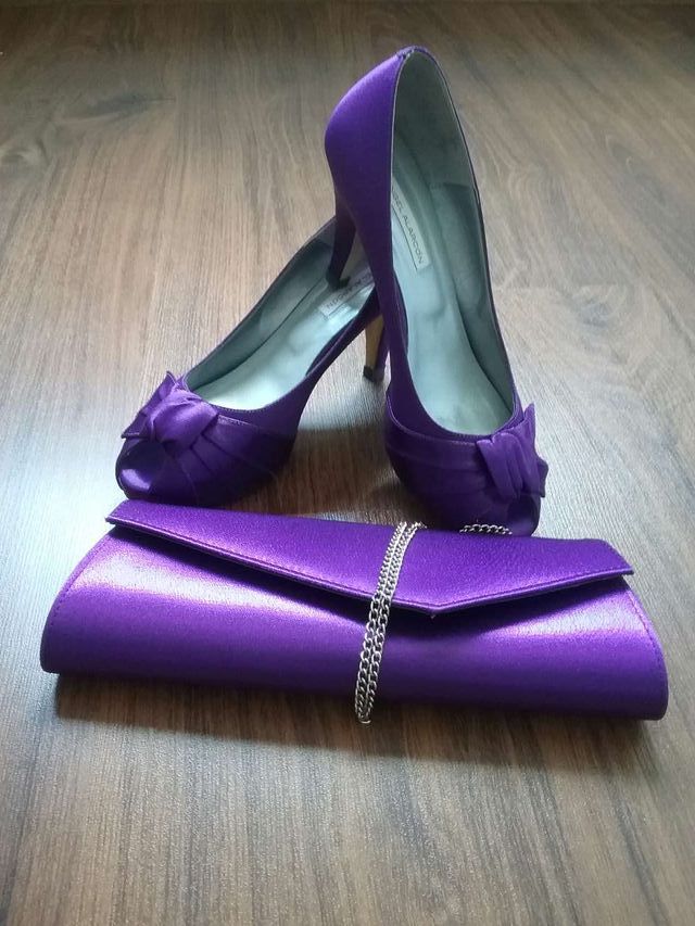 Juego zapatos y bolso ceremonia, Angel Alarcon. Ta