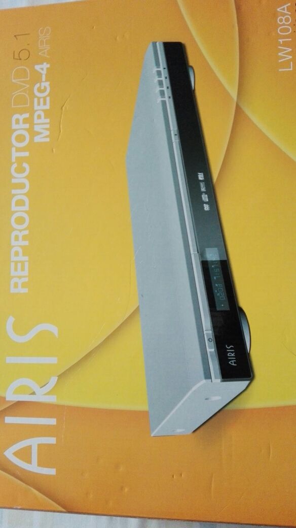 Reproductor DvD+Home cinema inalambrico AIris nuev