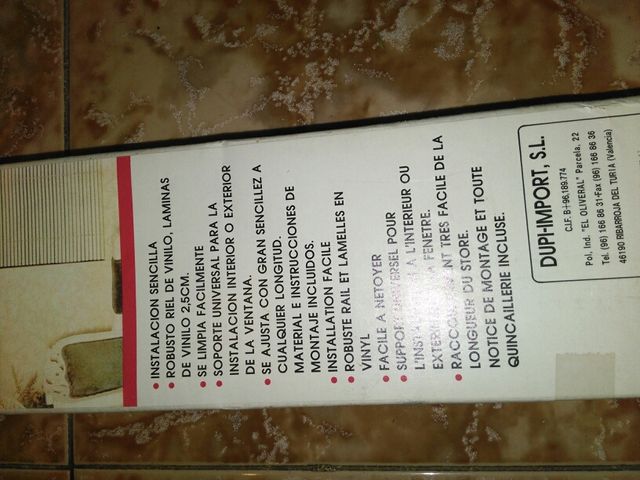 Cortina nuca fue puesta