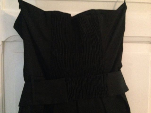 Vestido negro Zara