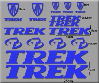 Set 13X Adesivi Di Biciclette Mountain Bike Trek Special - Foto 8