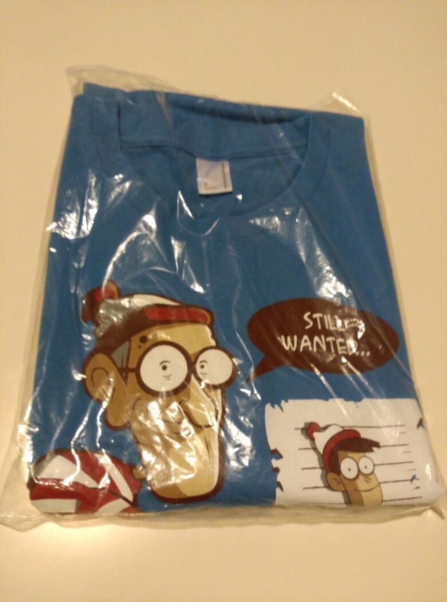 Camiseta de Wally, talla S, para mujer y hombre