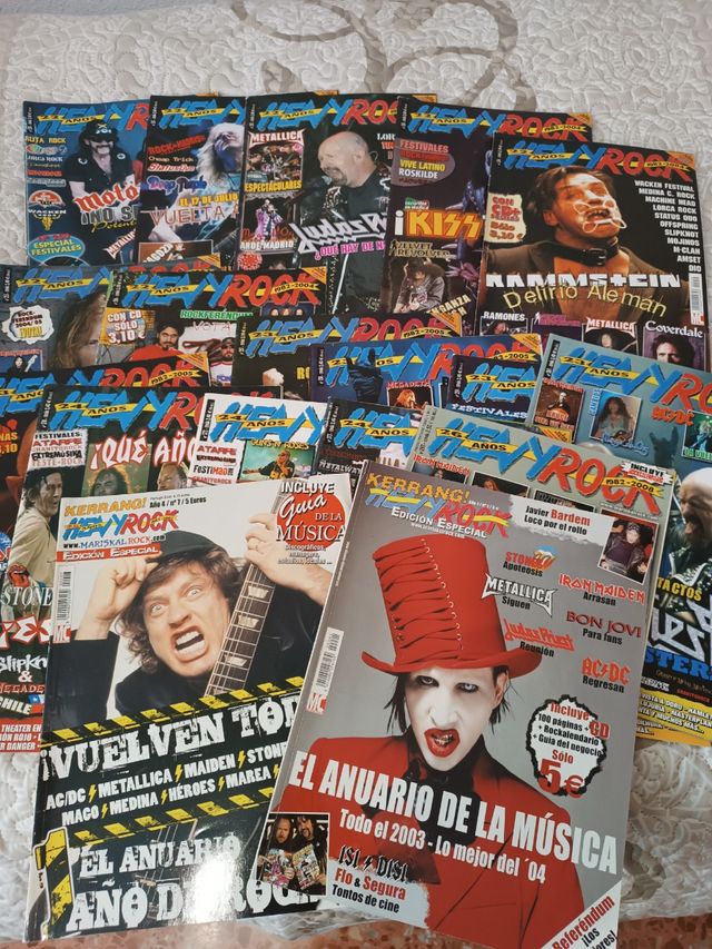 Pack lote revistas HeavyRock Kerrang!