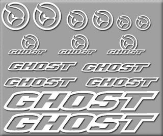Adesivi Personalizzati Per Bici MTB – Kit 20 Pezzi Logo Ghost