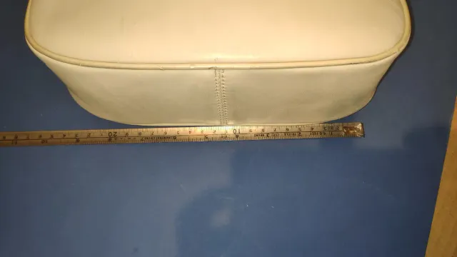 Bolso blanco en piel