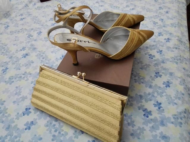 Zapatos y bolso a juego Ekuo elegantes N°39