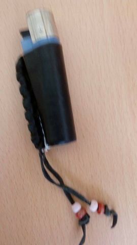 Funda de cuero para mechero