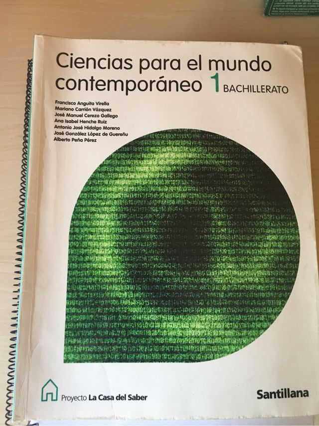 Libro texto ciencias para el mundo contemporáneo 1