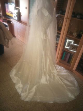 vestido de novia talla 38 de segunda mano en palma de mallorca en